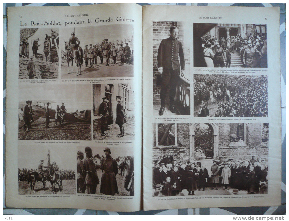 -LE SOIR ILLUSTRE- Numéro 314 Du 24 Février 1934:LA BELGIQUE EST EN DEUIL.Elle A Perdu Son Roi. - Andere & Zonder Classificatie