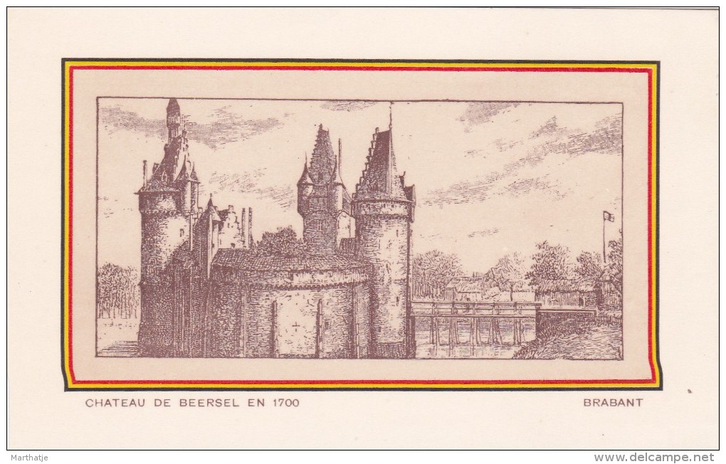 Château De Beersel En 1700 - Brabant - Beersel