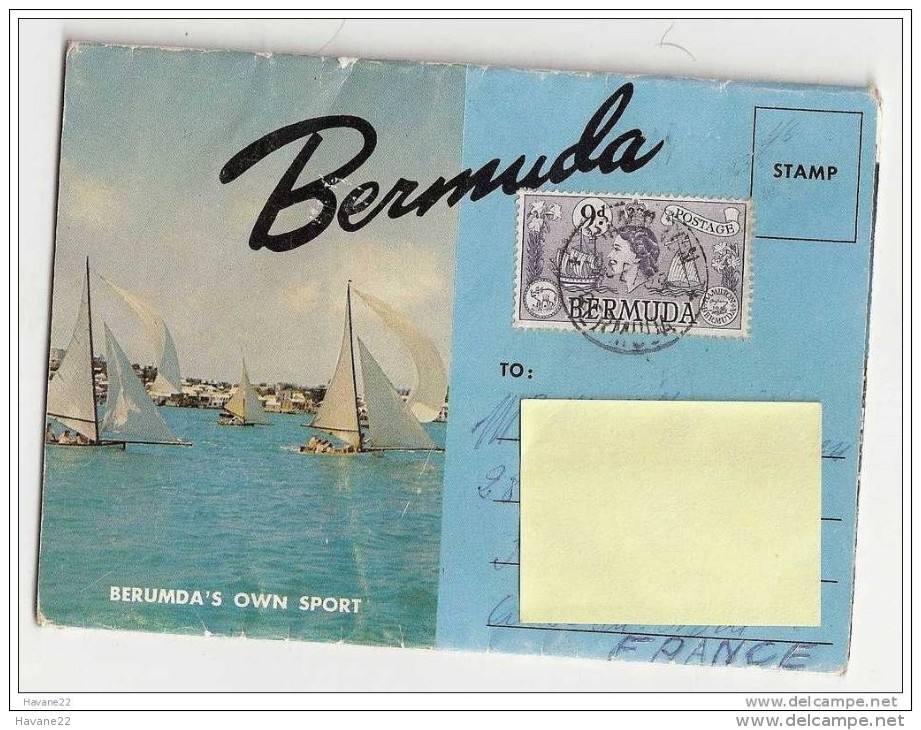 I218 ANTILLES BERMUDA CARNET MULTI VUES 19 13 VUES TIMBRES - Bermudes