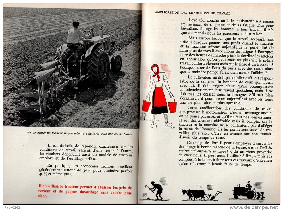 440H) AGRICULTURE - TERRE MODERNE RENAULT 1950 - 415 PAGES - 24cmX16cm environ