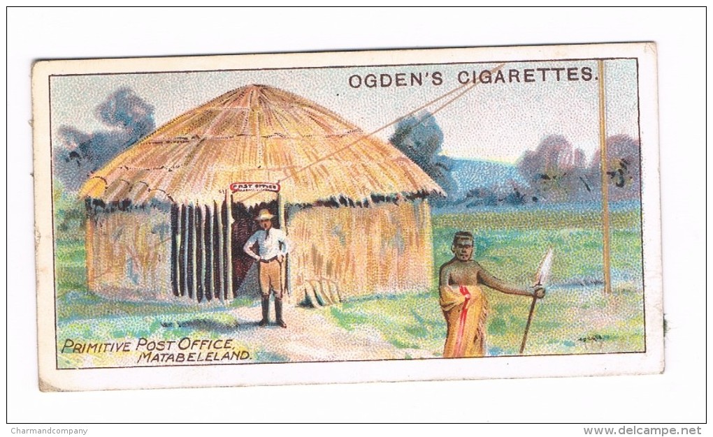 Ogden´s Cigarettes Card - Royal Mail Serie N° 26 - Primitive Post Office Matabeleland - Ogden's