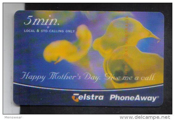 AUSTRALIA - TELSTRA PHONECARD (  5 MINUTES PHONECARD )  1999 - Australie