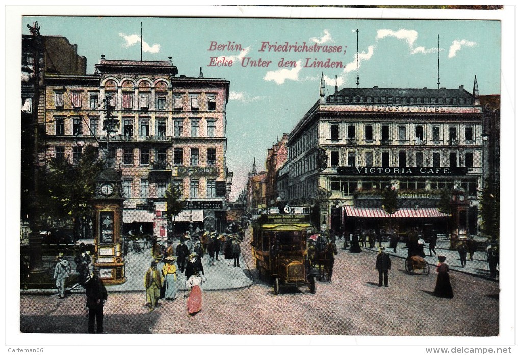 Allemagne - Berlin - Friedrichstrasse, Ecke Unter Den Linden - Brillant N° 19 - Friedrichshain