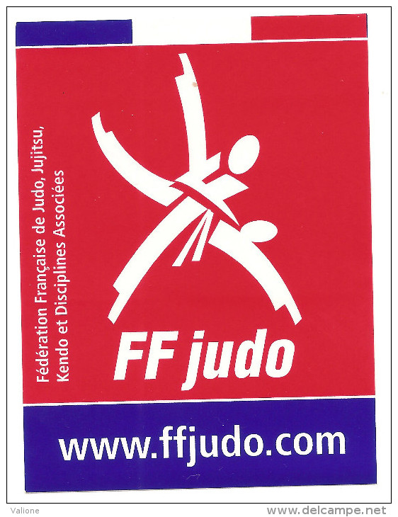 Autocollant Stickers De La FFJDA De JUDO - Sports De Combat
