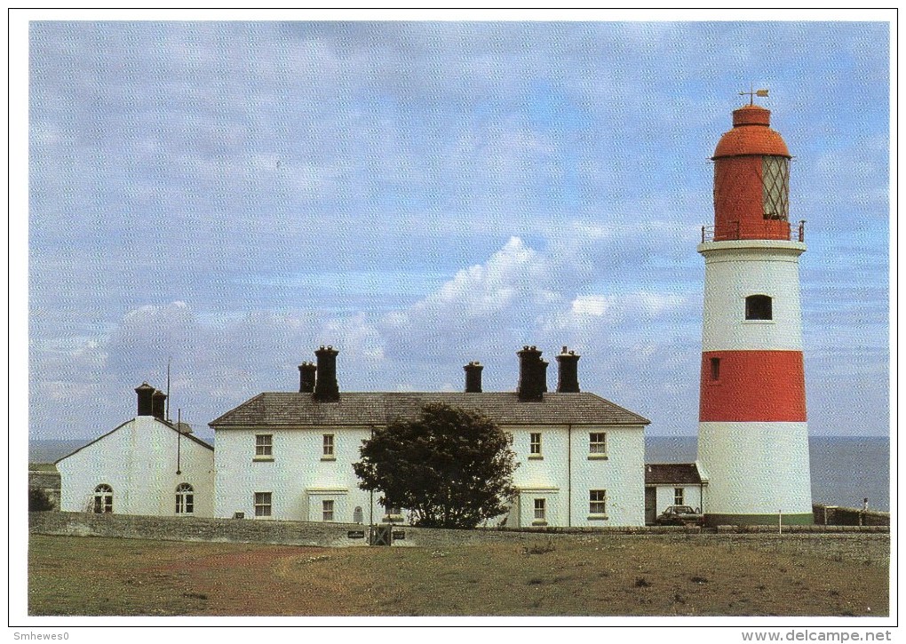 Postcard - Souter Point Lighthouse, Northumberland. D-59063 - Lighthouses