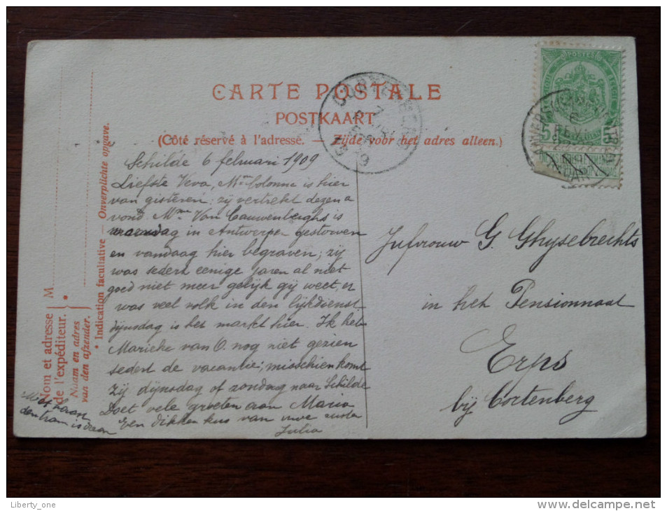 Le Portail De La Collégiale HUY - Anno 1909 ( Zie Foto Details ) !! - Huy