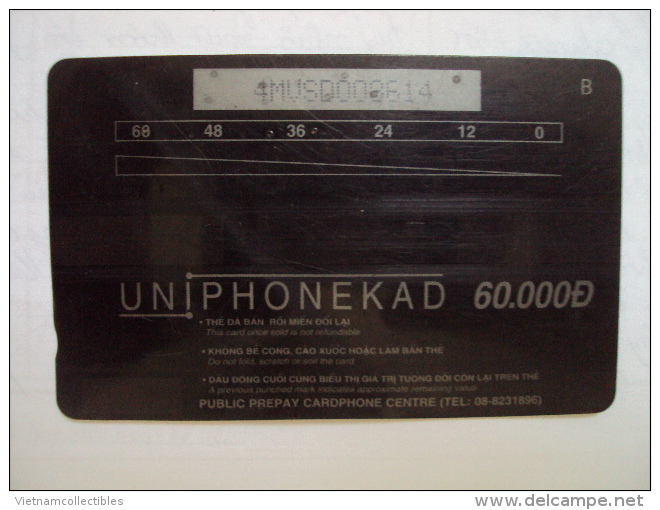 Vietnam Viet Nam Used Magnetic 60000d Phone Card / Phonecard : 300th Anniversary Of Saigon - Ho Chi Minh City/ 02 Images - Viêt-Nam