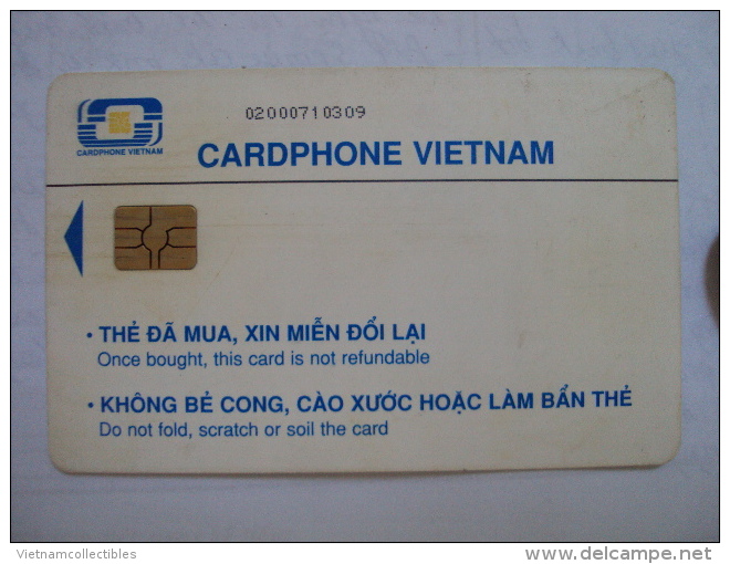 Vietnam Viet Nam Used Chip 30000d Phone Card / Phonecard : Vinaphone Advertisement / 02 Images - Vietnam