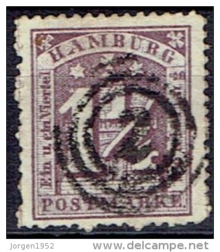 GERMANY # STAMPS FROM YEAR 1864 STANLEY GIBBONS 21 - Hambourg