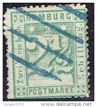GERMANY # STAMPS FROM YEAR 1864 STANLEY GIBBONS 27 - Hamburg