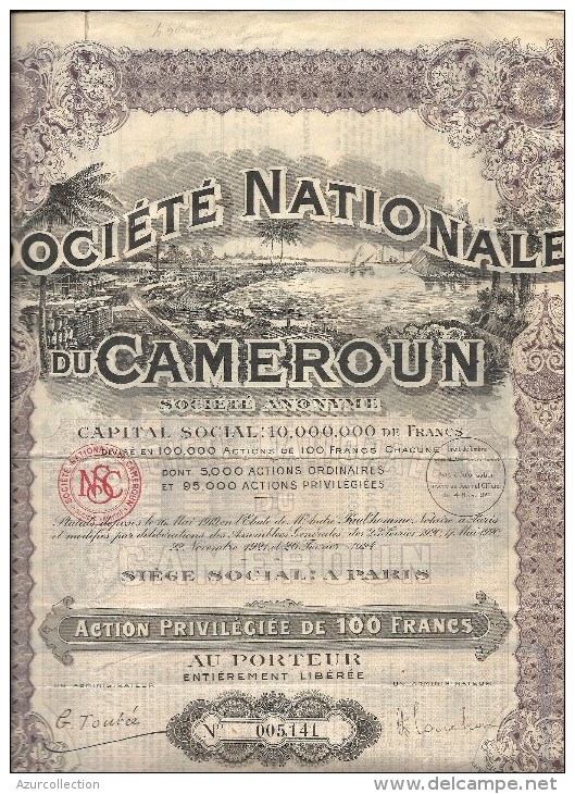 S. NATIONALE CAMEROUN - Afrique