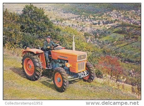 7399- POSTCARD, AGRICULTURE, TRACTORS, UNIVERSAL 445DT - Trattori