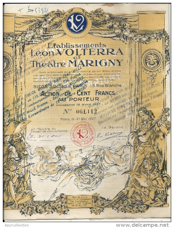VOLTERA ET TH MARIGNY - Cine & Teatro