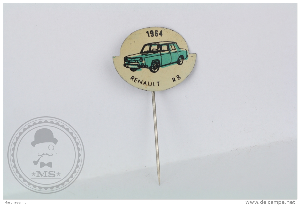 Vintage 1964 Renault R8  - Needle Pin/ Badge - Renault