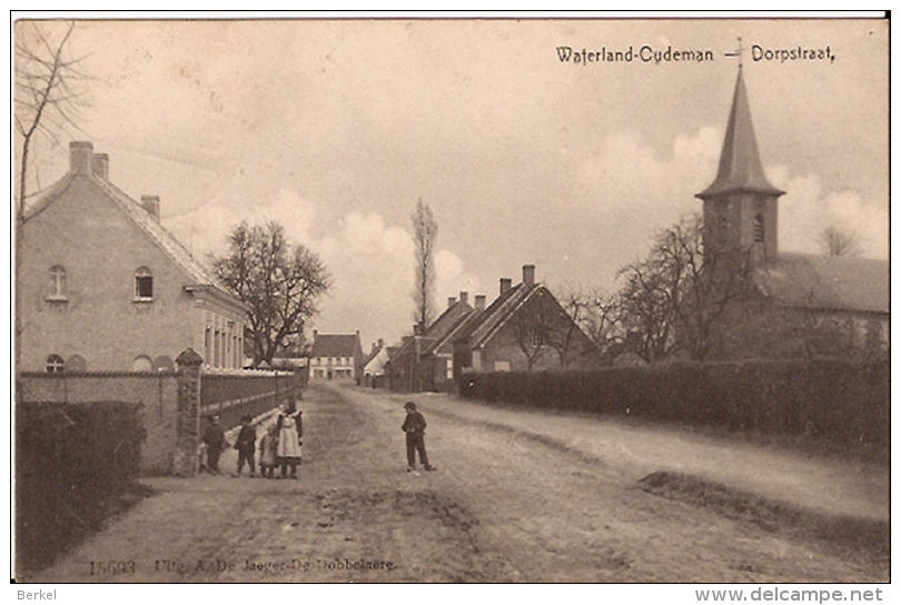WATERLAND-OUDEMAN DORPSTRAAT FELDPOST 1917 Re 578 Sint-Laureins TOP - Sint-Laureins