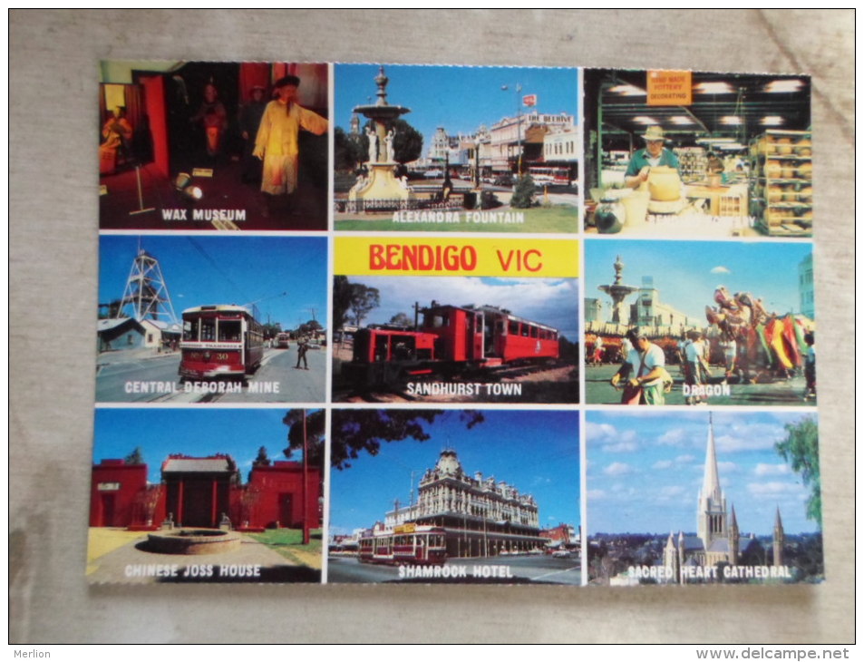 Australia  BENDIGO  - Tramway -Tram -Central Deborah -Gold Mine  Wax Museum - Sandhurst Town   - Victoria      D120669 - Bendigo