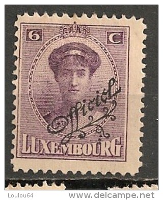 Timbres - Luxembourg - Service - 1915-1916 - Officiel - 6 C. - - Servizio