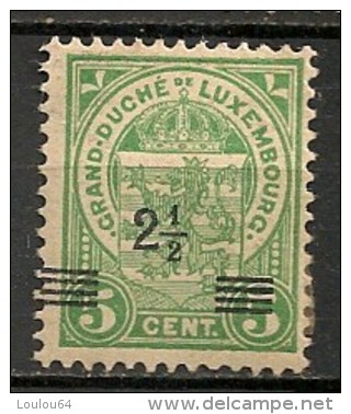 Timbres - Luxembourg - Service - 1916 - 2 1/2 C. - - Oficiales