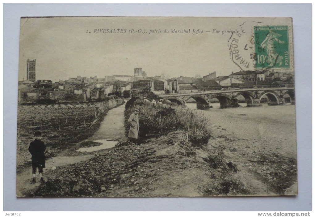 66  - RIVESALTES - Patrie Du Maréchal JOFFRE - Vue Générale - Rivesaltes