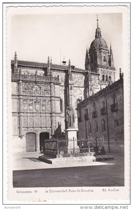 España--Salamanca--1952--La Universidad--Patio De Escuelas---Fechador--Salamanca-a, Francia - Escuelas