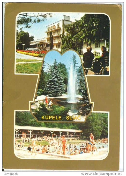 Slovakia, Kupele Sliac, Used Postcard [14118] - Slovakia