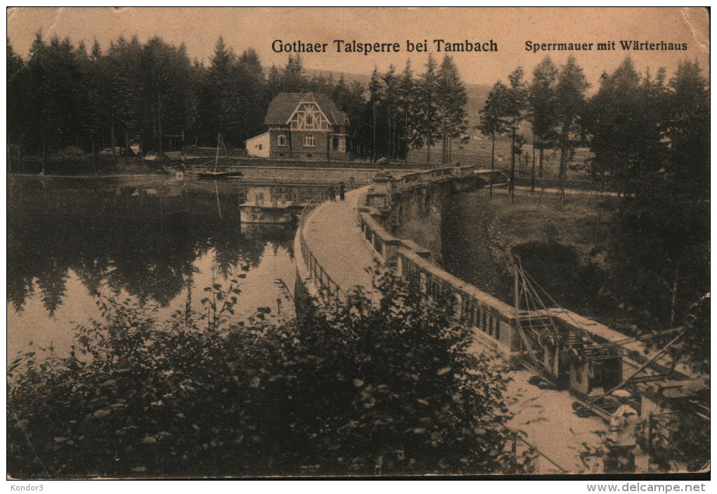 Gothaer Talsperre Bei Tambach. Sperrmauer - Tambach-Dietharz