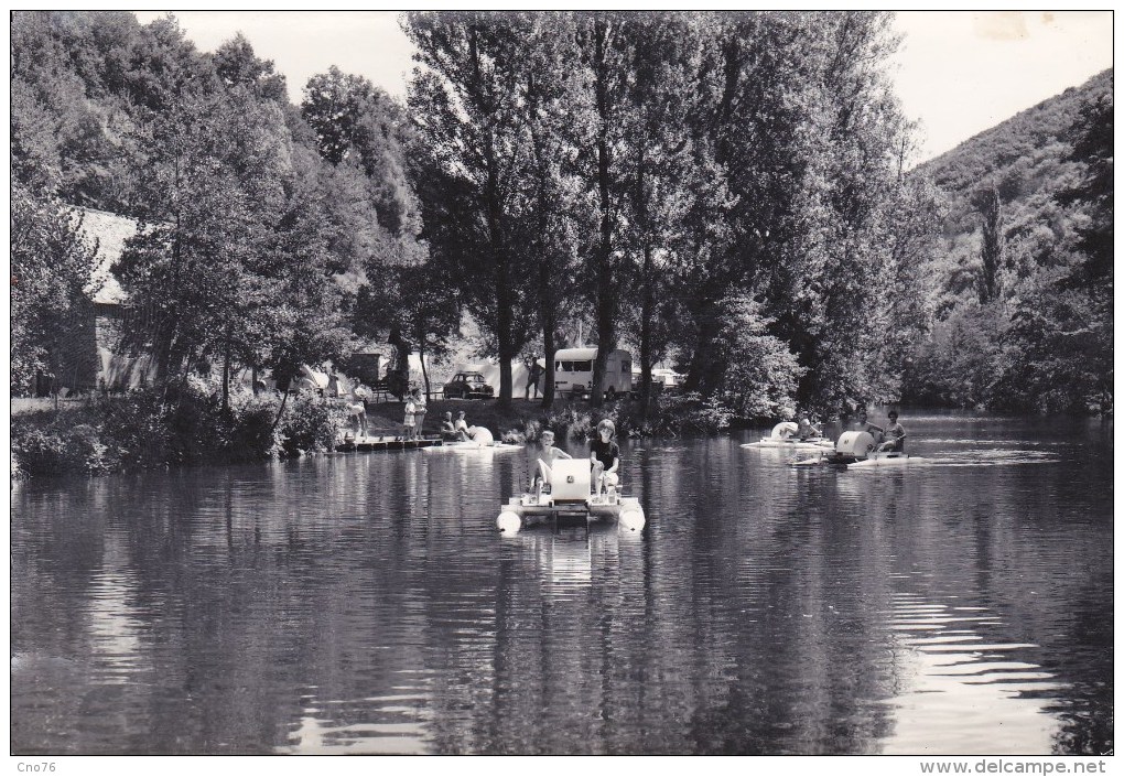 Grand Vabre, Camping Du Moulin, Pêche, Baignade, Pédalos N° 49 CPSM - Vabres