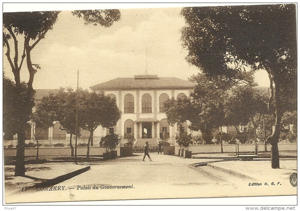 CONAKRY     PALAIS  DU  GOUVERNEMENT - Guinée Française