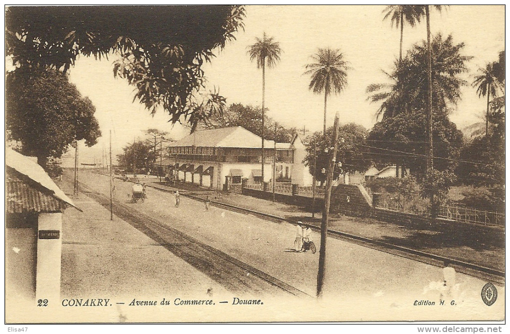 CONAKRY   AVENUE   DU  COMMERCE   DOUANE - Guinea Francese