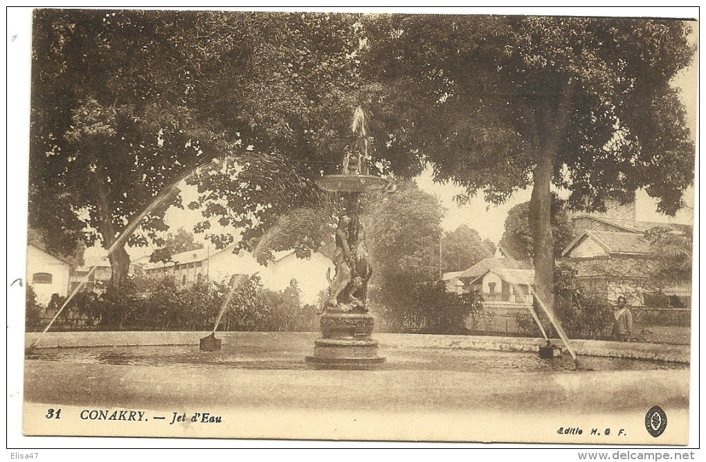 CONAKRY     JET  D  EAU - Guinée Française