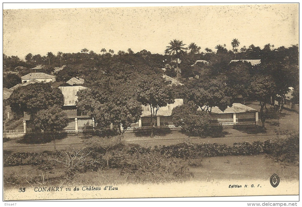 CONAKRY       VUE  DU  CHATEAU  D  EAU - Guinea Francesa