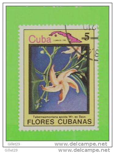 TIMBRES - CUBA - LOT DE 10 TIMBRES DE FLEURS - USED - FLOWERS - - Collections, Lots & Séries