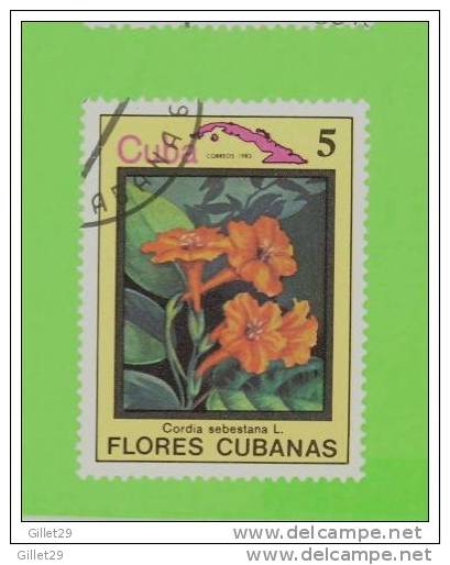 TIMBRES - CUBA - LOT DE 10 TIMBRES DE FLEURS - USED - FLOWERS - - Collezioni & Lotti