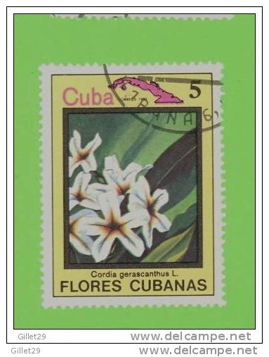 TIMBRES - CUBA - LOT DE 10 TIMBRES DE FLEURS - USED - FLOWERS - - Collections, Lots & Séries