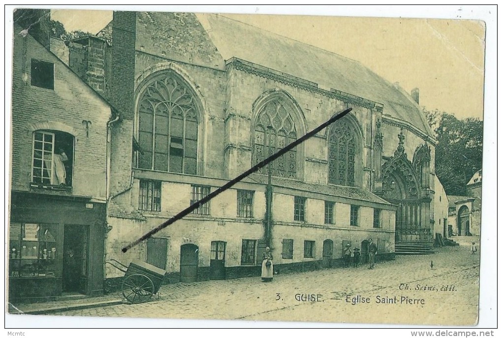 CPA - Guise - Eglise Saint Pierre - Guise