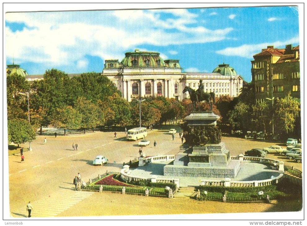 Bulgaria, Sofia, Place Narodno Sobranie, Used Postcard [14125] - Bulgaria