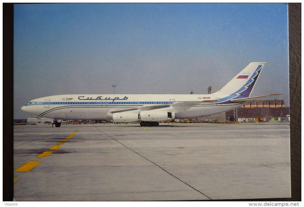 SIBERIA AIRLINES  IL 86   RA 86105 - 1946-....: Modern Era