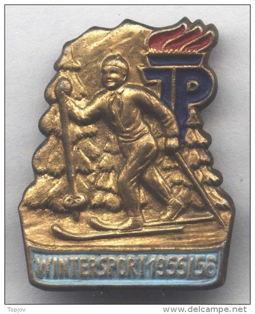 DDR - GDR - PINS  -  WINTER SPORT - 1955/56 - Wintersport