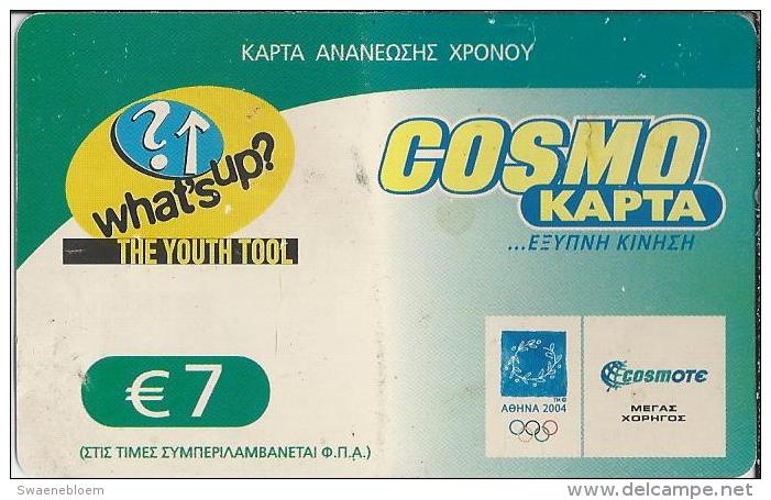 EL.- OTE. Griekenland - Greece - Grèce. COSMO KAPTA.  Wath's-up? The Youth Tool. - Grecia