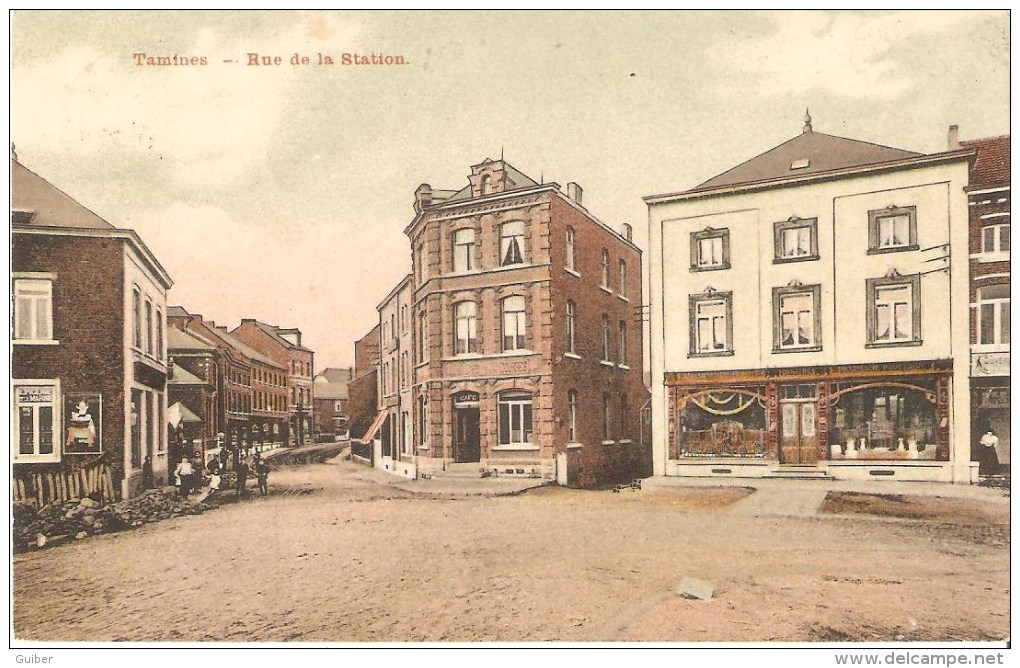 Tamines Rue De La Station Café Commerce Couleur - Sambreville