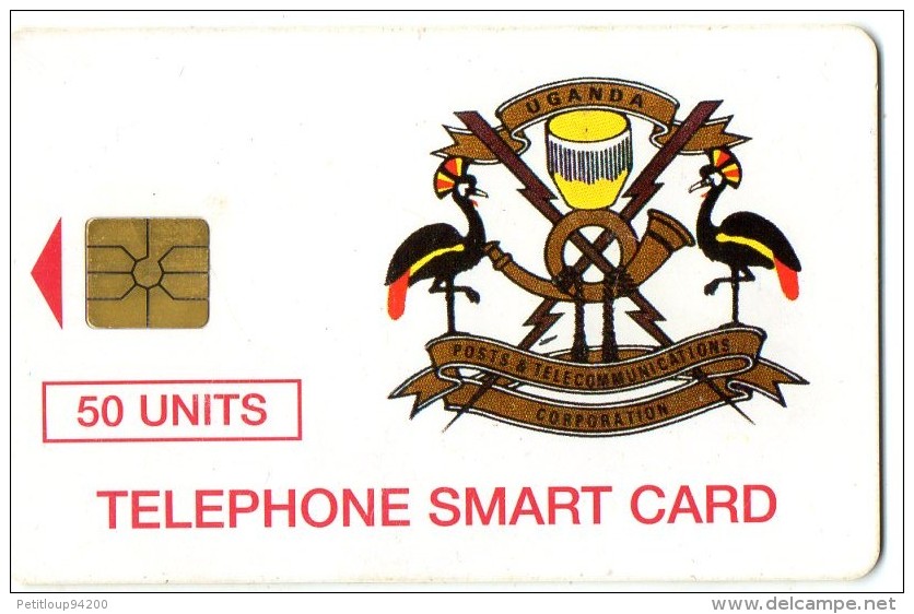 TELECARTE  OUGANDA  50/ Units   Armoiries  Armorial - Oeganda