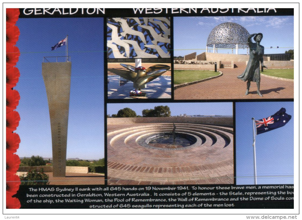 (600) Australia - WA - Geraldton War Memorial To HMAS Sydney II - Geraldton