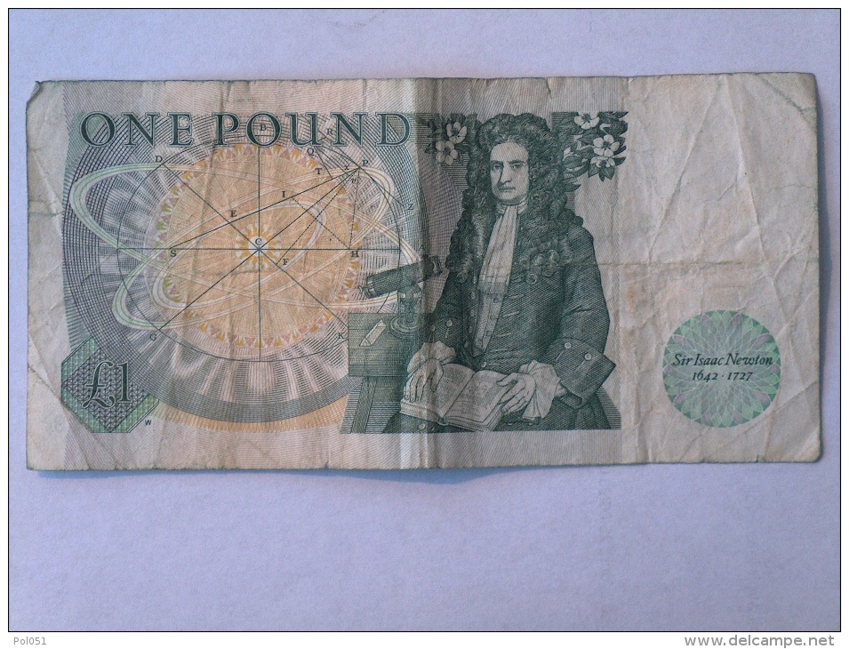 GRANDE BRETAGNE BANK OF ENGLAND (£1) ONE POUND NOTE Signed By DHF Somerset (Cashier 1980-1988) - 1 Pound