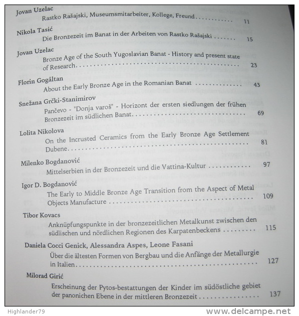 THE YUGOSLAV DANUBE BASIN AND THE NEIGHBOURING REGIONS IN THE 2nd MILLENNIUM BC Free Shipping - Archeologie