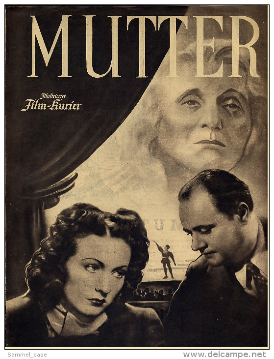 "Illustrierter Film-Kurier"  "Mutter" Mit Beniamino Gigli , Emma Gramatica - Filmprogramm Nr. 3190 Von 1941 - Magazines