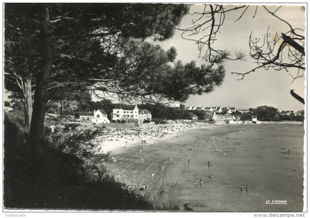 CPSM 29  CONCARNEAU LA PLAGE DES SABLES BLANCS   Grand Format 15 X 10,5 - Concarneau