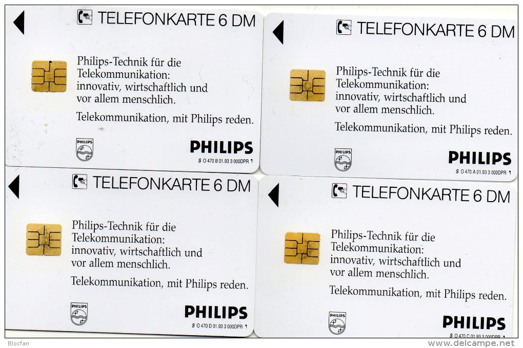 Philips Ballon-Fahrt TK O 470 D/1993 ** 45€ Telefonkarten Kommuniktion Werbung Für Flug-Sport Art Tele-card Of Germany - O-Series: Kundenserie Vom Sammlerservice Ausgeschlossen