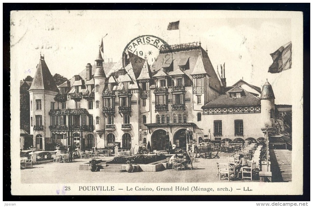 Cpa Du 76 Pourville Le Casino , Grand Hôtel  AO50 - Autres & Non Classés