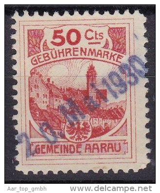 Heimat AG AARAU 1930-05-20 Gemeinde Fiscalmarke - Fiscale Zegels