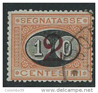 Italia 1890/1 Usato - Segnatasse 10c Su 2c VEDI SCAN Denti - Segnatasse